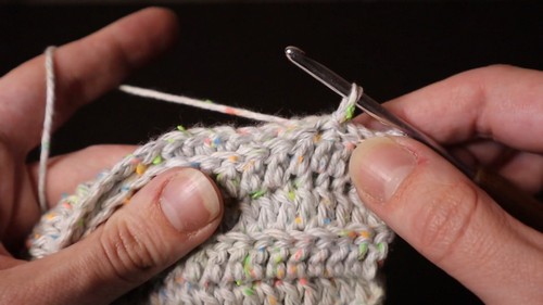 Crochet Ribbed Beanie 1