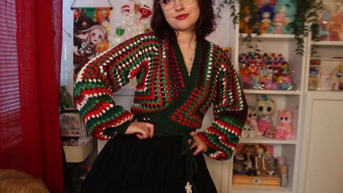 Crochet Hexagon Cardigan 4