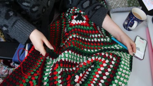 Crochet Hexagon Cardigan 1