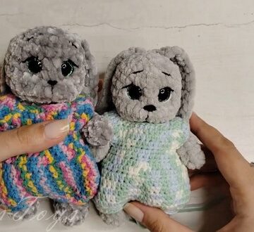 Crochet Bunny Outfit 4