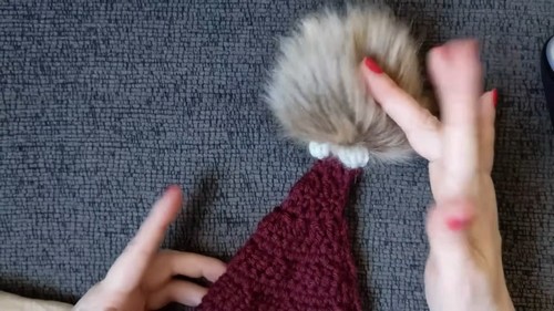 Crochet Christmas Hat 2