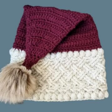 Crochet Christmas Hat 4