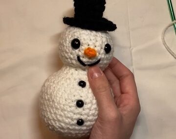 Crochet Easy Snowman 3
