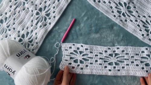 Crochet Flower Sweater 1