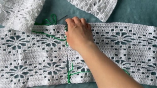 Crochet Flower Sweater 2