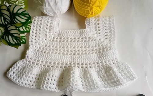 Crochet Baby Dress 4