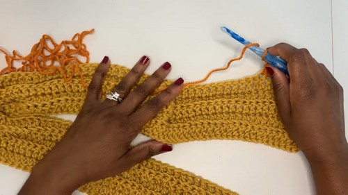 Crochet Hooded Cardigan 1