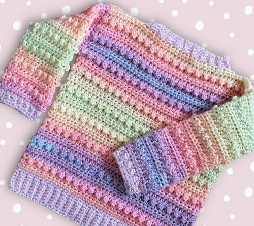 Crochet Baby Sweater Jumper 4