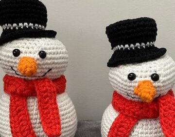 Crochet Easy Snowman 4