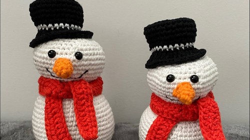 Crochet Easy Snowman 4