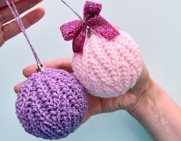 Crochet Brioche Ornament 4