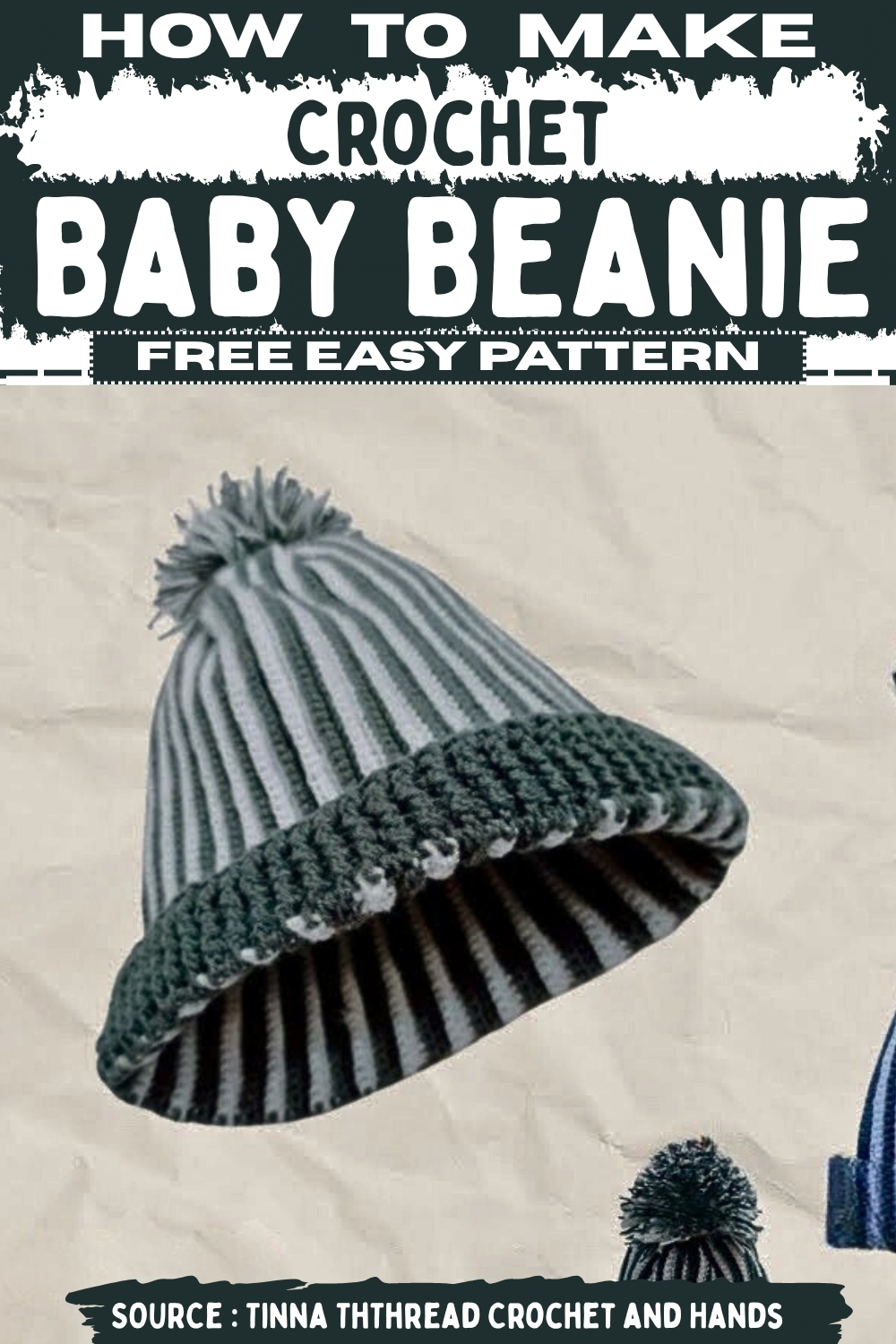 Crochet Baby Beanie Free EASY Pattern