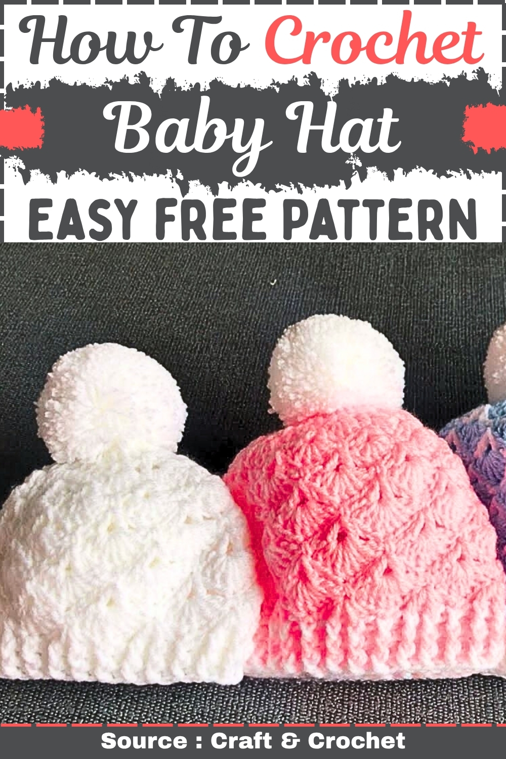 Crochet Baby Hat Easy Free Pattern