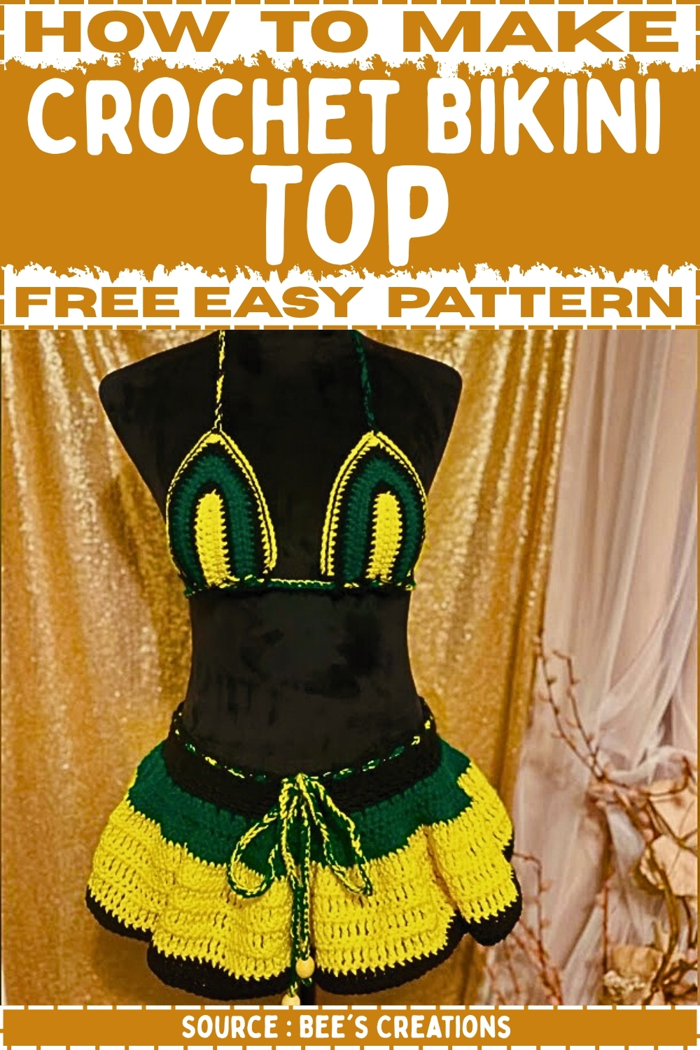 Crochet Bikini Top Free Easy Pattern