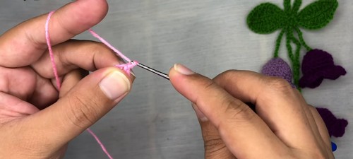 Crochet Butterfly Lilly of the valley #crochetforbeginners #crochetlilly 2-33