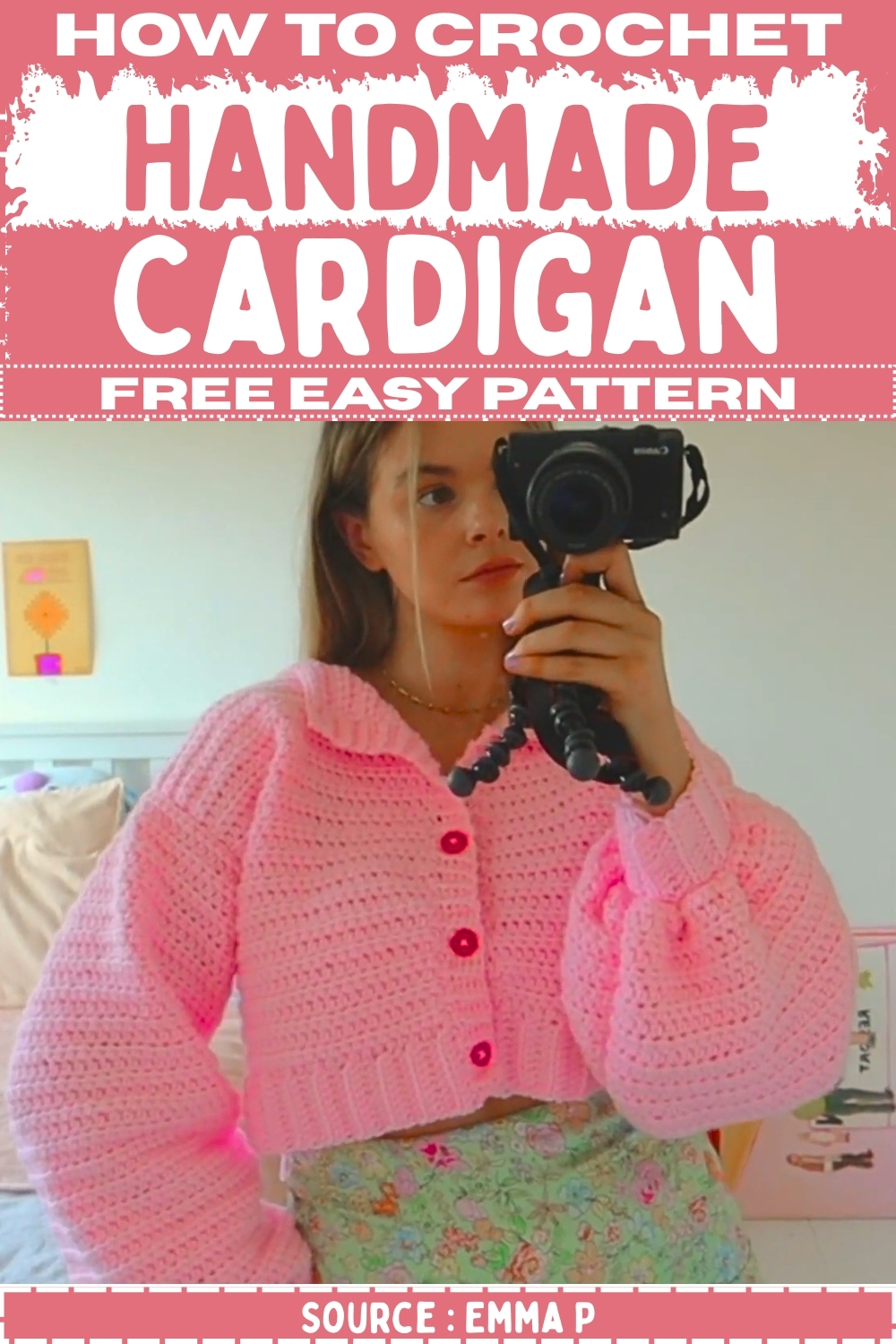 Crochet Handmade Cardigan Free EASY Pattern