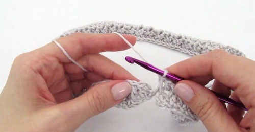 Crochet Cold Shoulder Sweater 1