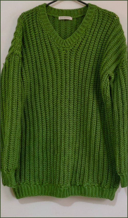 Crochet V Neck Sweater 5