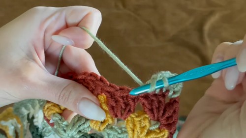 Crochet Granny Square Blanket 2