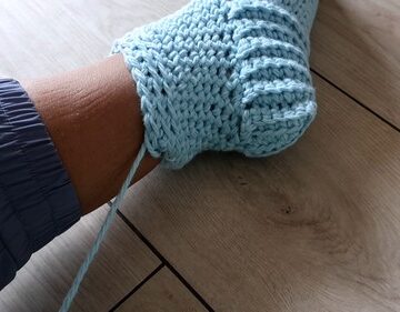 Crochet Socks Free EASY Pattern 4
