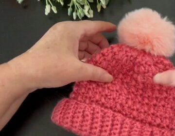 Crochet Newborn Baby Hat Free easy Pattern 4