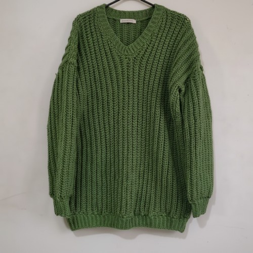 Crochet V Neck Sweater Free EASY Pattern 4