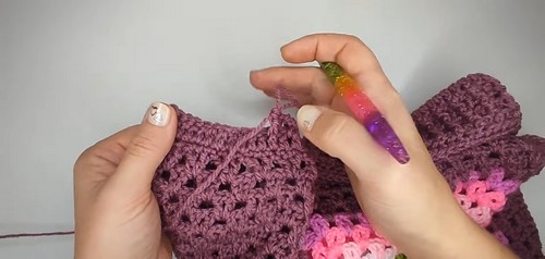 Crochet Granny Square Pullover 2