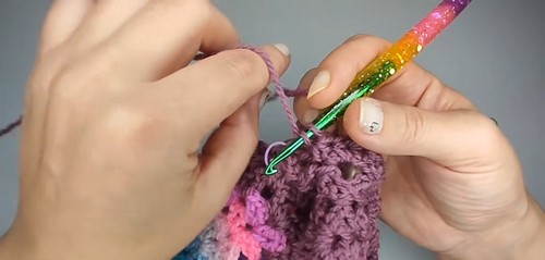 Crochet Granny Square Pullover 3