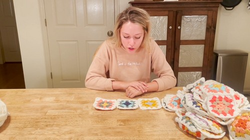 Crochet Granny Square Dress 2