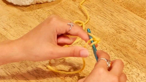 Crochet Granny Square Dress 1