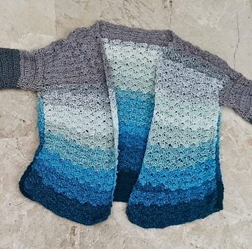 Crochet Cozy Cardigan Easy Pattern 5