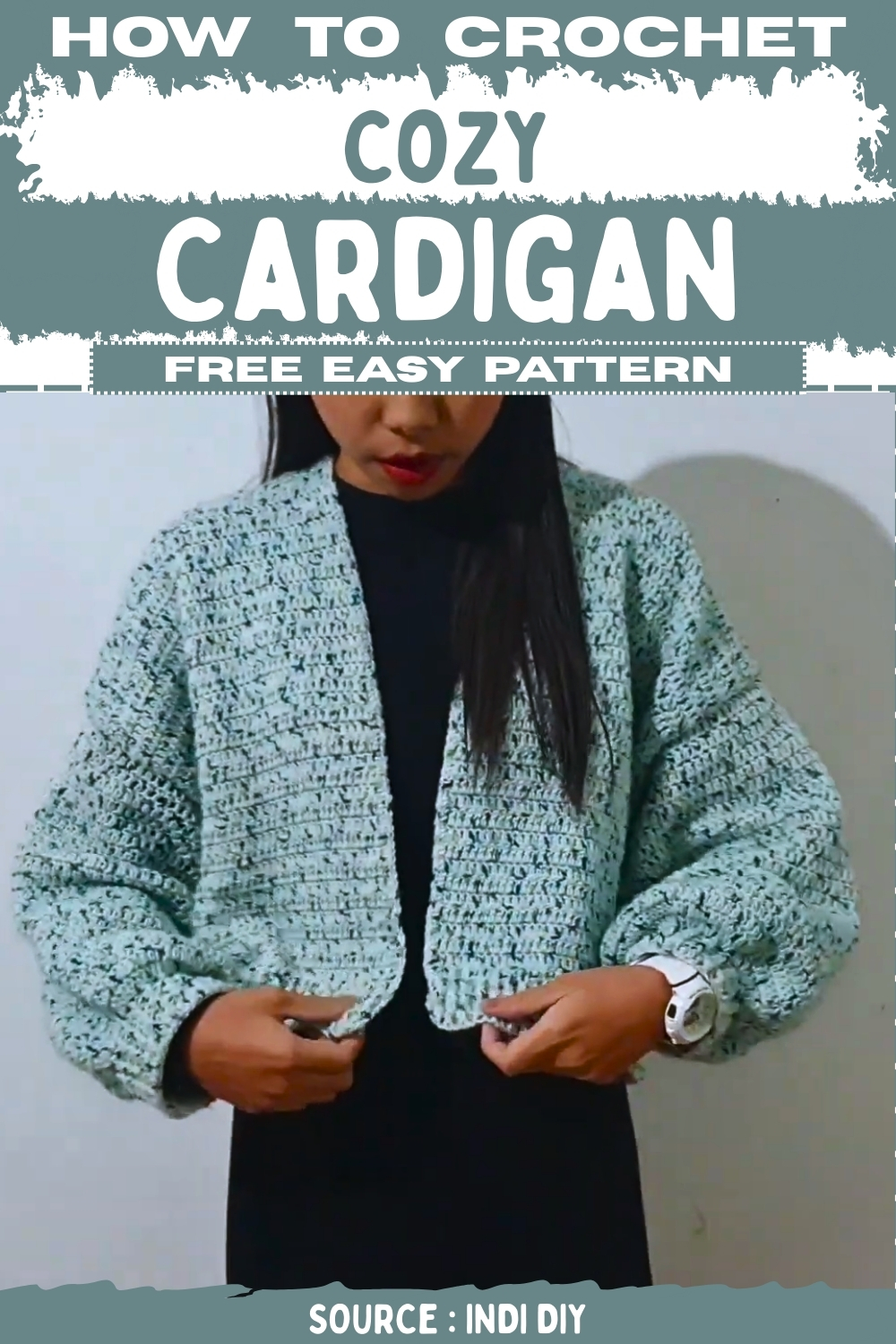 Crochet Cozy Cardigan Free Easy Pattern