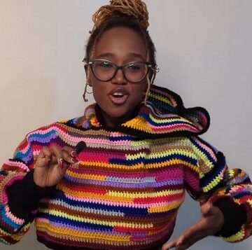 Crochet Hooded Crop Sweater Free Easy Pattern 5