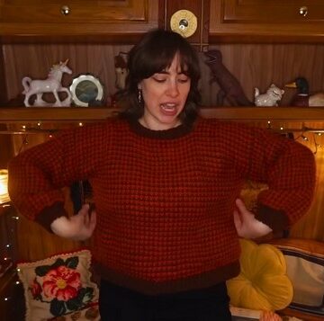 Crochet Tunisian Sweater 5