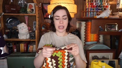 Hexagon Granny Cardigan 1