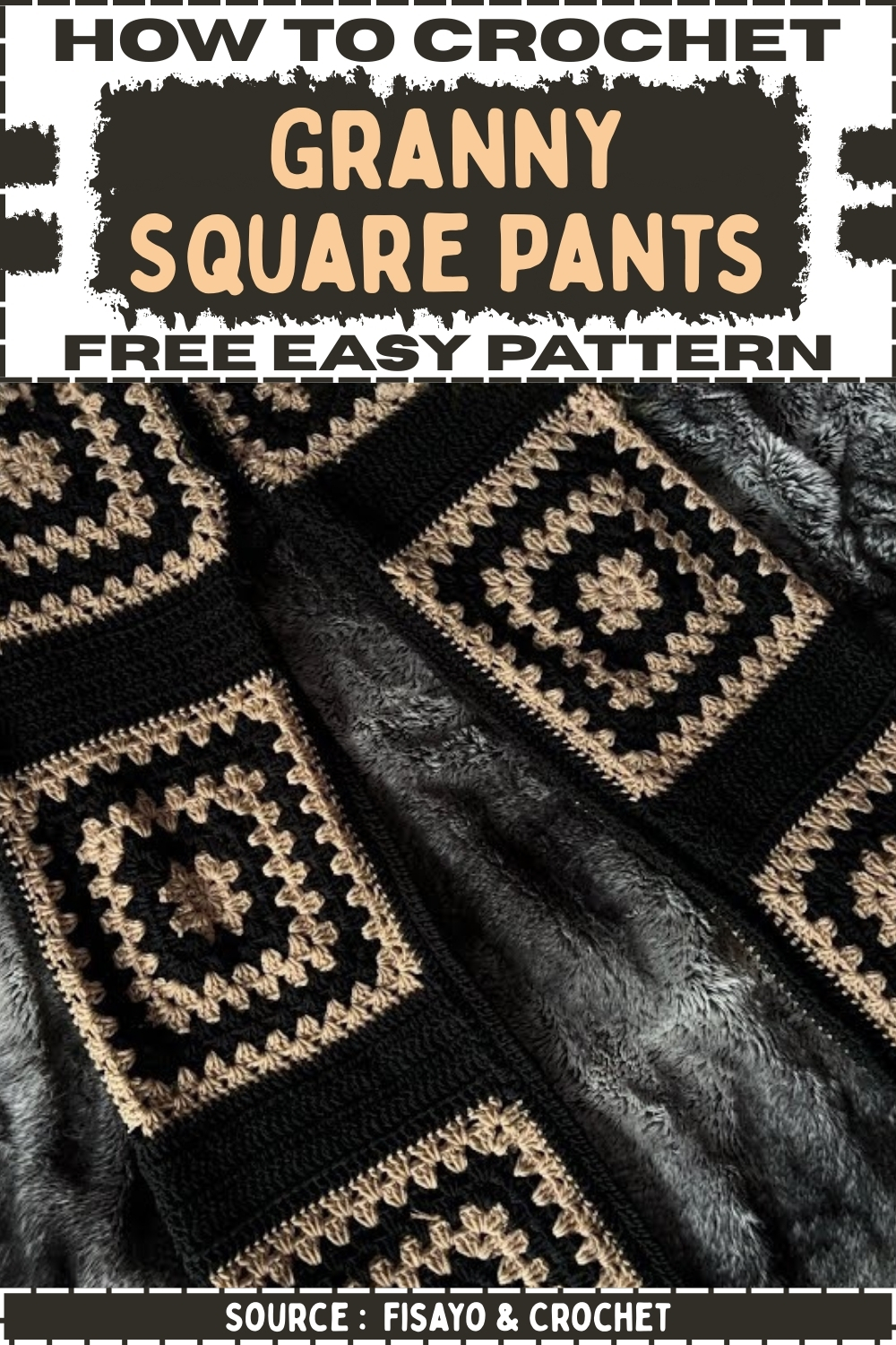 Granny Square Pants Free Easy Pattern