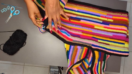 Crochet Hooded Crop Sweater Free Easy Pattern 3