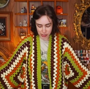 Hexagon Granny Cardigan 5