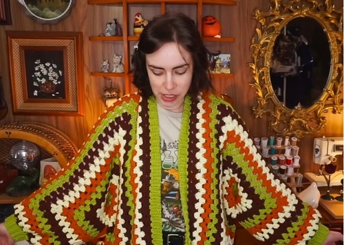 Hexagon Granny Cardigan 5