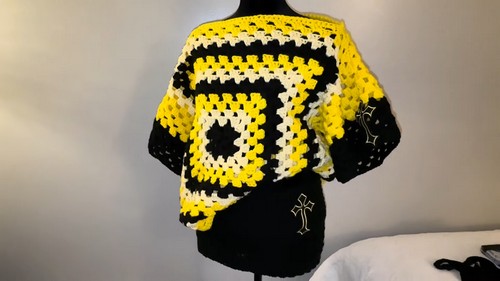 Crochet Shirt and Skirt Set Easy Pattern 4