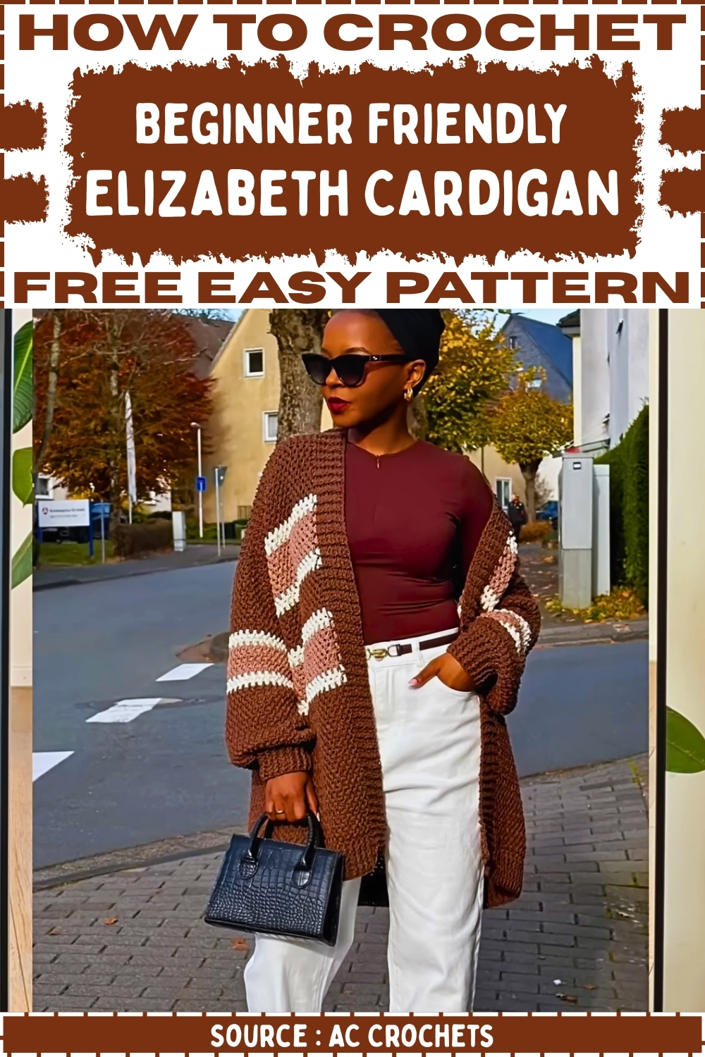 Crochet Beginner Friendly Elizabeth Cardigan Free Easy Pattern