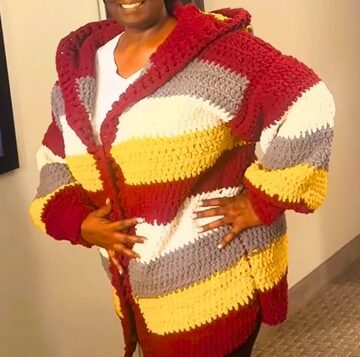 Crochet Chunky Cardigan 5