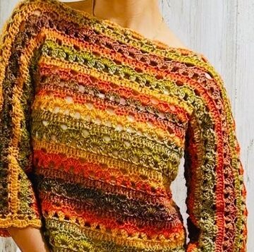 Crochet Cozy Autumn Sweater 5Crochet Cozy Autumn Sweater 5