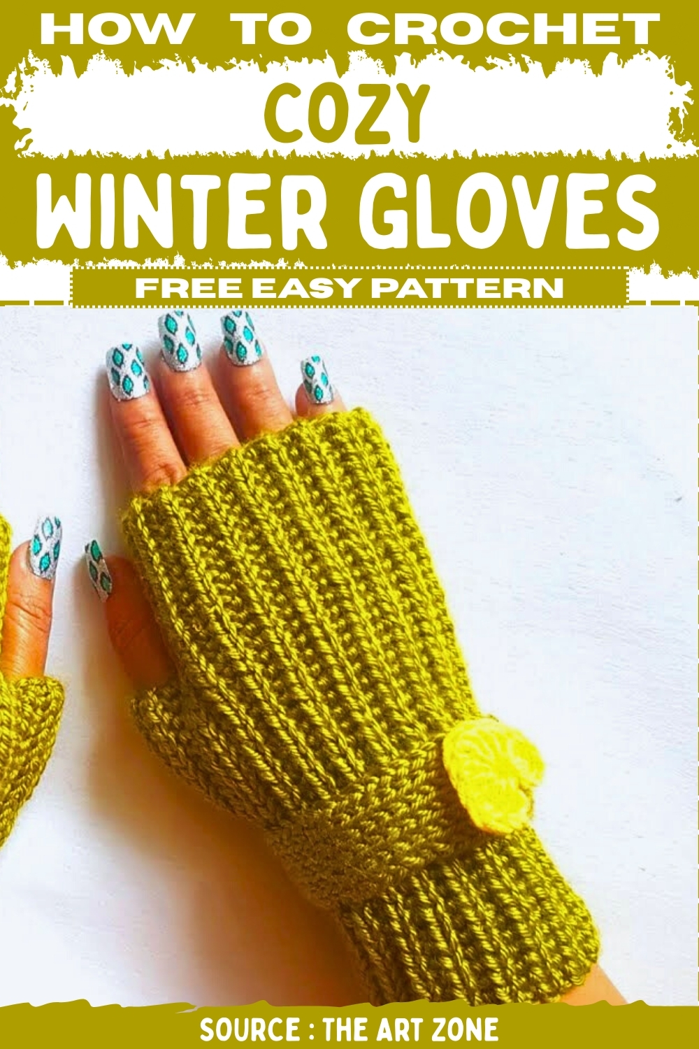 Crochet Cozy Winter Gloves Free Easy Pattern