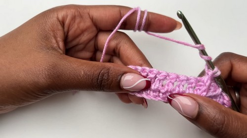 Crochet Diamond Sweater Scarf 1