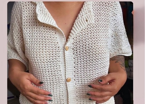 Crochet Lightweight Hope Shirt 5