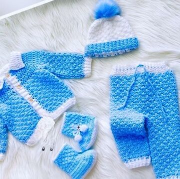 Shell Stitch Baby Jacket 5