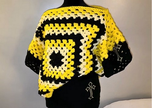 Crochet Shirt and Skirt Set Easy Pattern 5