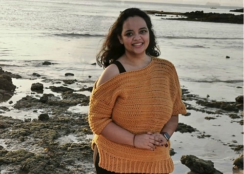 Crochet Sweater Drop Shoulder Easy Pattern 5