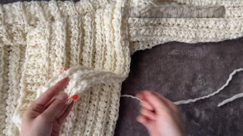 Crochet Top Down Winged Star Shawl 3